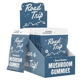 Road Trip 8 count Mushroom Gummies (Blue Razz)