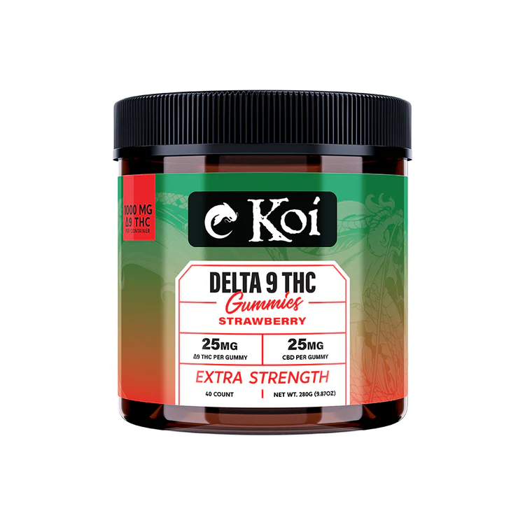 Koi Delta Extra Strength 1:1 Gummies (Koi 1:1 Blue Razz)