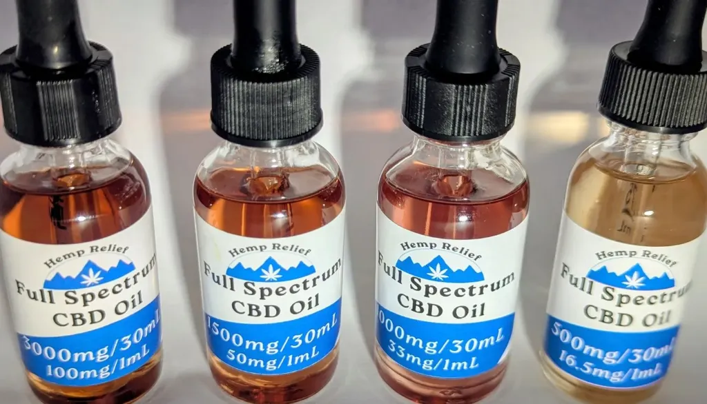 Hemp Relief Full Spectrum CBD Tincture 1 oz (500 Full Spectrum Tincture)