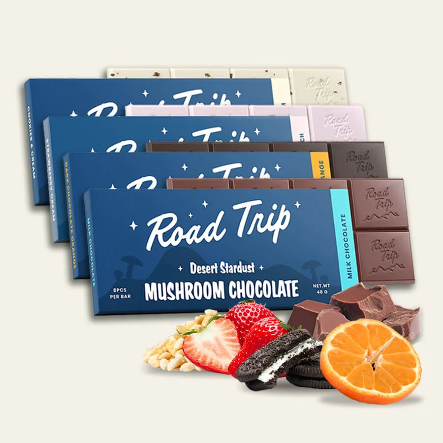 Road Trip Chocolate Mushroom Bar 4 grams