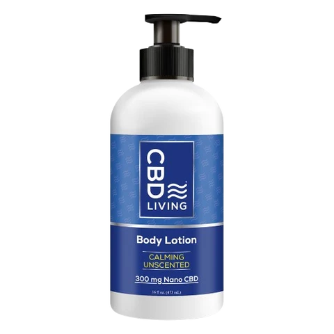 CBD Living Body Lotion (Unscented 16oz CBD Living)