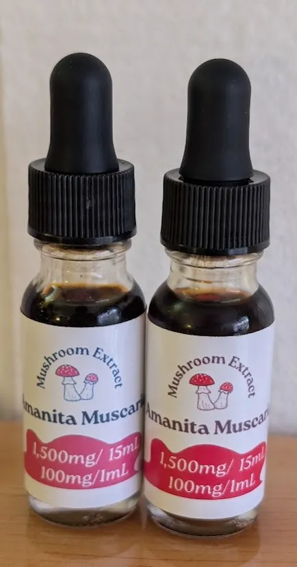 Amanita Muscaria 10:1 Tincture 60ml (2oz) Bottle - 60ml