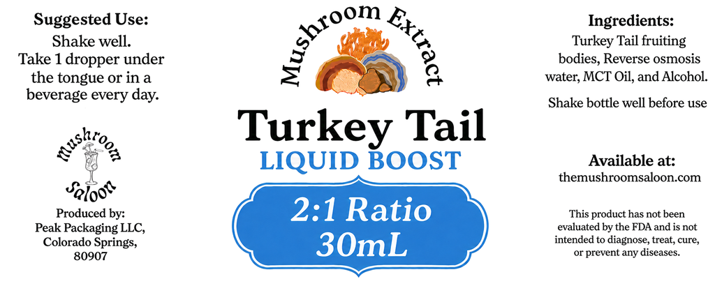 [10082] Functional Mushroom Drink Additive - Turkey Tail