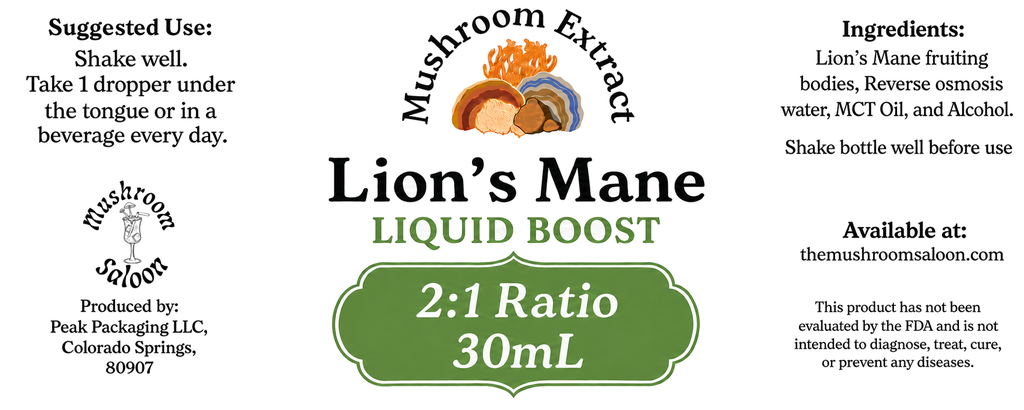 [10086] Functional Mushroom Drink Additive - Lions Mane